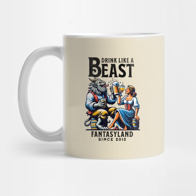 Drink Like a Beast Fantasyland Orlando Theme Park Florida by Joaddo